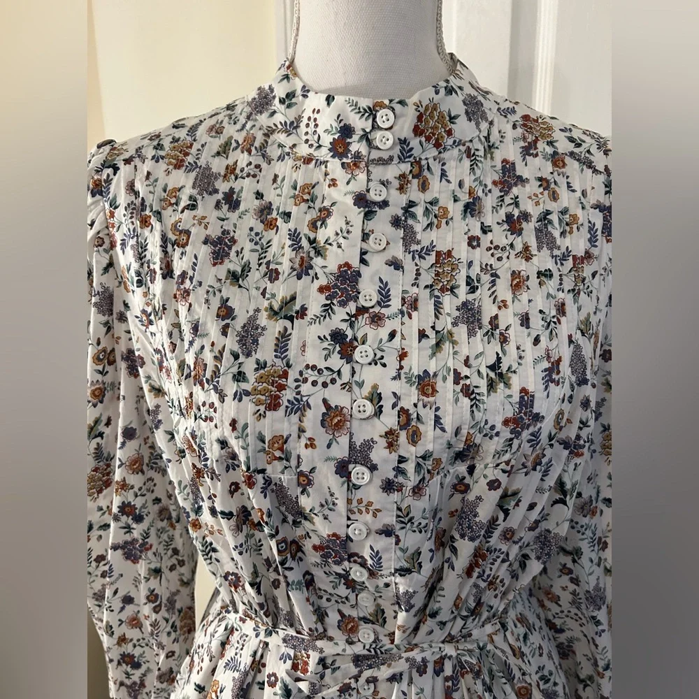 Anthropologie English Factory Long Sleeve Pintuck Smocked Dress NWT!* - Picture 16 of 16